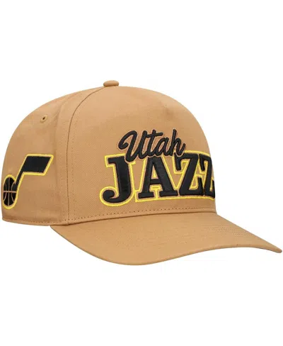 47 Brand Men's Tan Utah Jazz Barnes Hitch Adjustable Hat