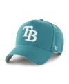 47 Brand Men's Teal Tampa Bay Rays Ballpark Offside Adjustable Hat