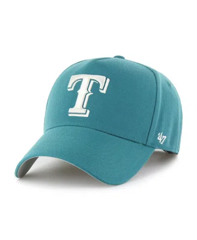 47 Brand Men's Teal Texas Rangers Ballpark Offside Adjustable Hat