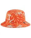 47 Brand Men's Texas Orange Texas Longhorns Tropicalia Bucket Hat In Orange