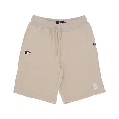 47 Brand Men's Tracksuit Shorts Mlb Lc Emb Helix Base Runner Shorts Bosred Light Khaki In Neutral