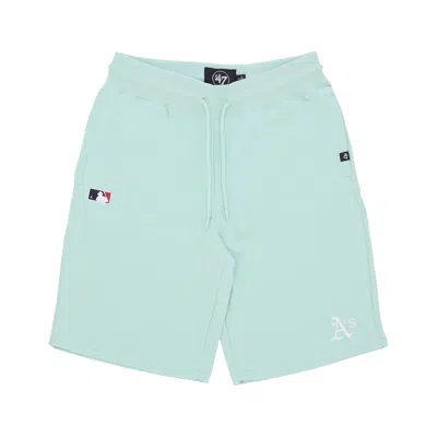 47 Brand Men's Tracksuit Shorts Mlb Lc Emb Helix Base Runner Shorts Oakath Mint In Green