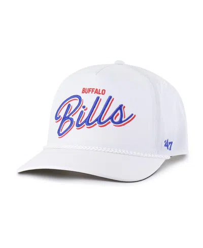 47 Brand Men's White Buffalo Bills Brrr Fairway Hitch Adjustable Hat