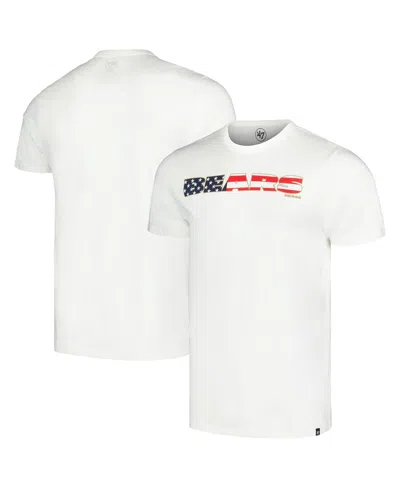 47 Brand Men's White Chicago Bears Flag Script Franklin T-shirt