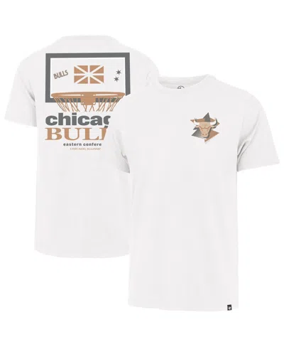 47 Brand Men's White Chicago Bulls City Edition Backboard T-shirt