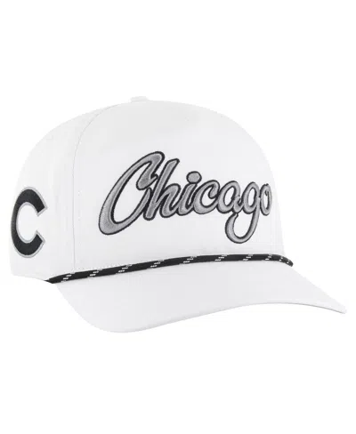47 Brand Men's White Chicago Cubs Overhand Speckle Hitch Rope Adjustable Hat