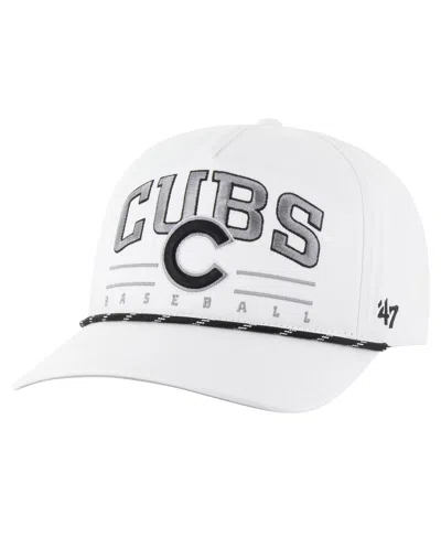 47 Brand Men's White Chicago Cubs Roscoe Speckle Hitch Adjustable Hat