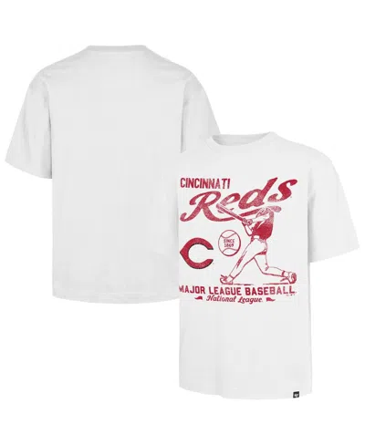 47 Brand Men's White Cincinnati Reds Regional Batter Foundation T-shirt
