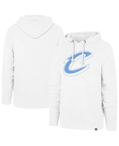 47 Brand Men's White Cleveland Cavaliers Headline Pullover Hoodie