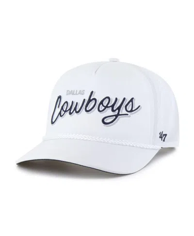 47 Brand Men's White Dallas Cowboys Brrr Fairway Hitch Adjustable Hat