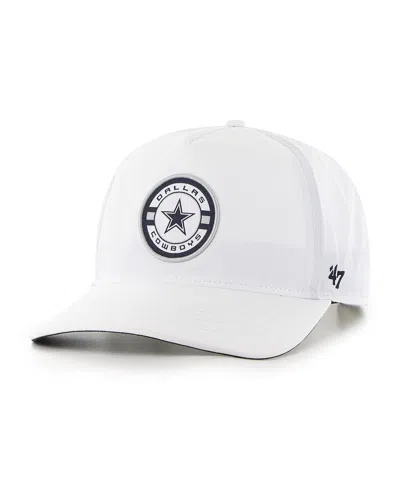 47 Brand Men's White Dallas Cowboys Strand Adjustable Hitch Hat