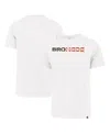 47 Brand Men's White Denver Broncos Flag Script Franklin T-shirt In White