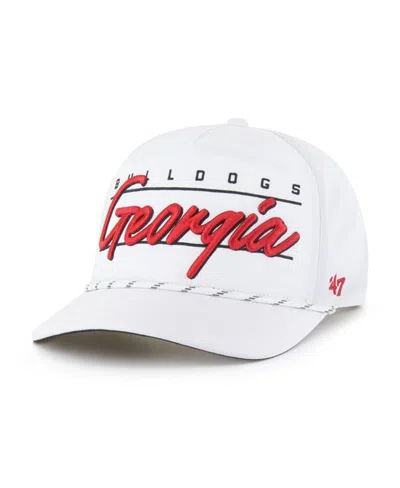 47 Brand Men's White Georgia Bulldogs Condor Hitch Brrr Adjustable Hat