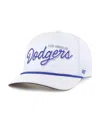 47 Brand Men's White Los Angeles Dodgers Brrr Fairway Hitch Adjustable Hat In White