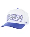 47 Brand Men's White Los Angeles Dodgers Lineman Hitch Adjustable Hat In White