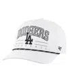 47 Brand Men's White Los Angeles Dodgers Roscoe Speckle Hitch Adjustable Hat In White