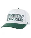 47 Brand Men's White Michigan State Spartans Lineman Hitch Brrr Adjustable Hat In White