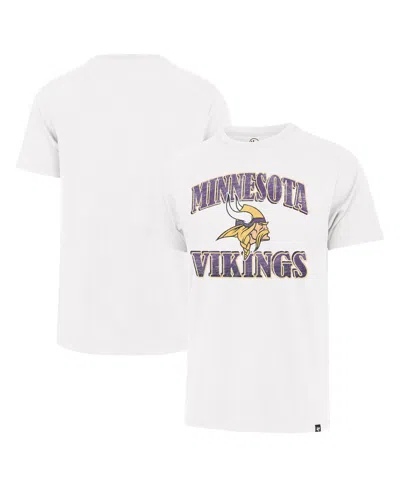 47 Brand Men's White Minnesota Vikings Overrun Franklin T-shirt