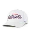 47 Brand Men's White New England Patriots Brrr Fairway Hitch Adjustable Hat In White