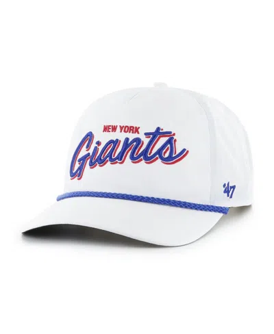 47 Brand Men's White New York Giants Brrr Fairway Hitch Adjustable Hat