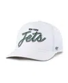 47 Brand Men's White New York Jets Brrr Fairway Hitch Adjustable Hat In White
