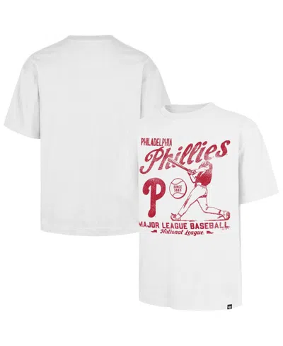 47 Brand Men's White Philadelphia Phillies Regional Batter Foundation T-shirt