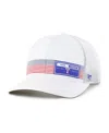 47 Brand Men's White Texas Rangers Rangefinder Brrr Trucker Adjustable Hat In White
