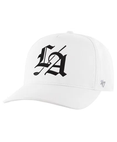 47 Brand Men's White Tgl Los Angeles Golf Club Hitch Adjustable Hat