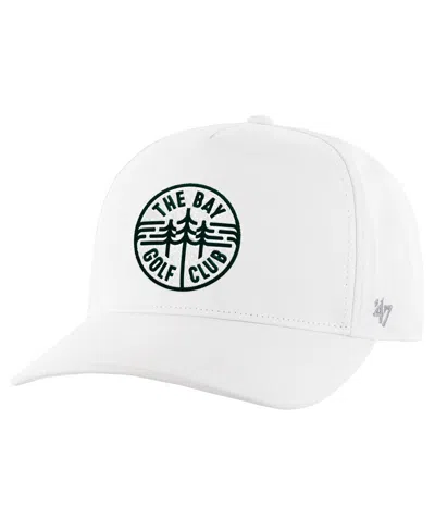 47 Brand Men's White Tgl The Bay Golf Club Hitch Adjustable Hat