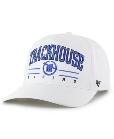 47 Brand Men's White Trackhouse Racing Roscoe Hitch Adjustable Hat