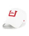 47 Brand Men's White Utah Utes Vault Clean Up Adjustable Hat In White