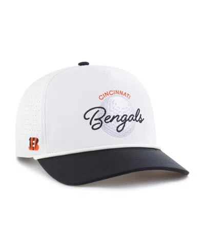 47 Brand Men's White/black Cincinnati Bengals Gimmie Golf Hitch Rope Adjustable Hat