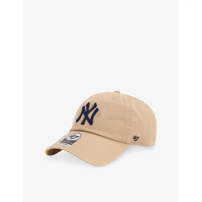 47 Brand Mens '47 Clean Up New York Yankees Cotton-twill Baseball Cap Beige
