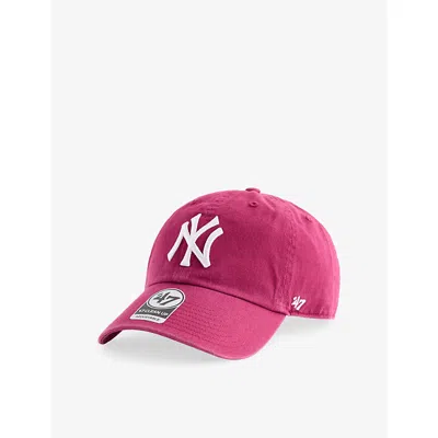 47 Brand Mens '47 Clean Up New York Yankees Cotton-twill Baseball Cap Cream
