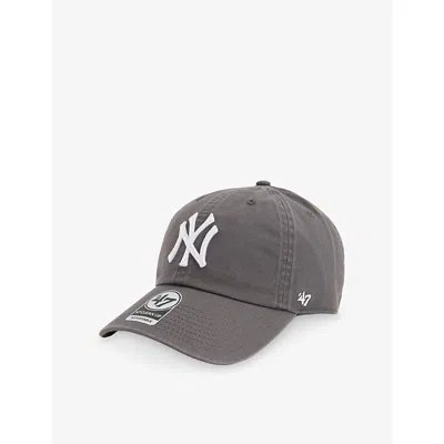 47 Brand Mens '47 Clean Up New York Yankees Cotton-twill Baseball Cap Washed Black