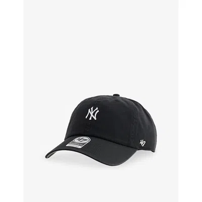 47 Brand Mens '47 Clean Up Ny Yankees Base Runner Cotton-twill Baseball Cap Black