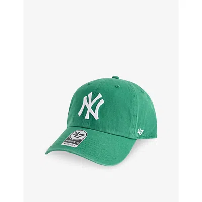47 Brand Mens '47 Clean Up Ny Yankees Cotton-twill Baseball Cap In Green