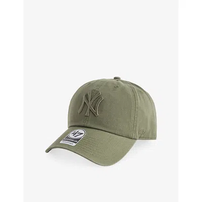 47 Brand Mens '47 Clean Up Ny Yankees Cotton-twill Baseball Cap In Green