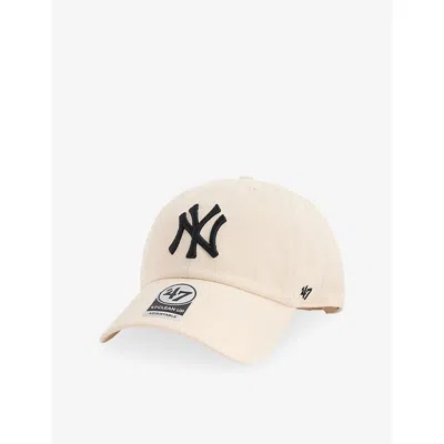 47 Brand Mens '47 Clean Up Ny Yankees Mvp Cotton-twill Baseball Cap In White