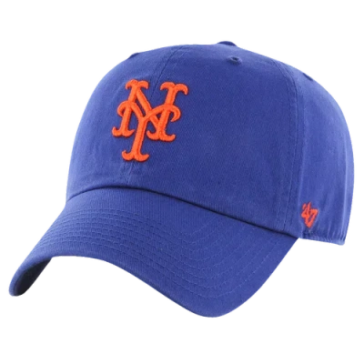 47 Brand Mens New York Mets  Mets Clean Up Cap In Royal