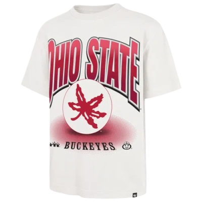 47 Brand Mens Ohio State Buckeyes Flex Short Sleeve T-shirt In White