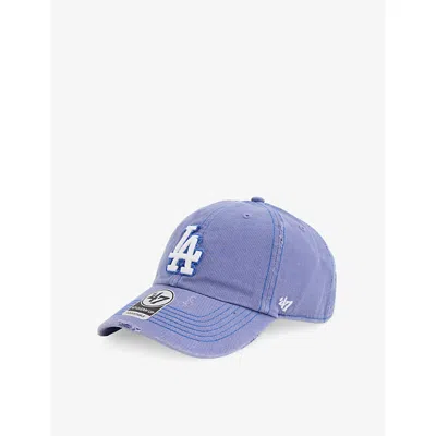 47 Brand Mens Washed Blue '47 Clean Up La Dodgers Cotton Baseball Cap