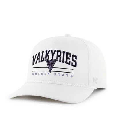 47 Brand Men'sâ White Golden State Valkyries Roscoe Hitch Adjustable Hat