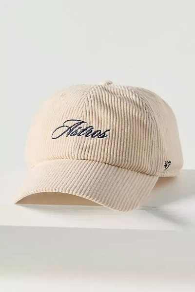 47 Brand Mlb 100% Cotton Corduroy Script Baseball Hat In Neutral