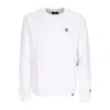 47 Brand Mlb Base Runner Emb Burnside Crew Neyyan Men's Crew Neck Sweatshirt White Wash In White