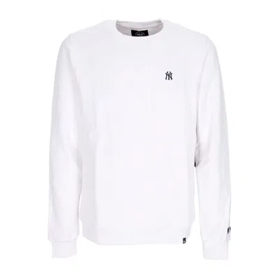 47 Brand Mlb Base Runner Emb Burnside Crew Neyyan Men's Crew Neck Sweatshirt White Wash