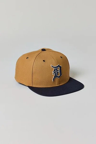 47 Brand Mlb Detroit Tigers Workshop Hat In Tan, Men's At Urban Outfitters In Brown