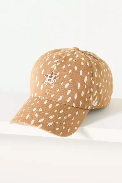 47 Brand Mlb Doe Print Baseball Cap In Brown