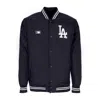 47 Brand Mlb Drift Track Jacket Losdod Jet Black Men's Bomber Jacket In Jet Black
