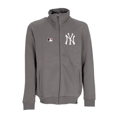 47 Brand Mlb Emb Islington Track Jacket Men's High Neck Sweatshirt Neyyan Dark Grey In Gray